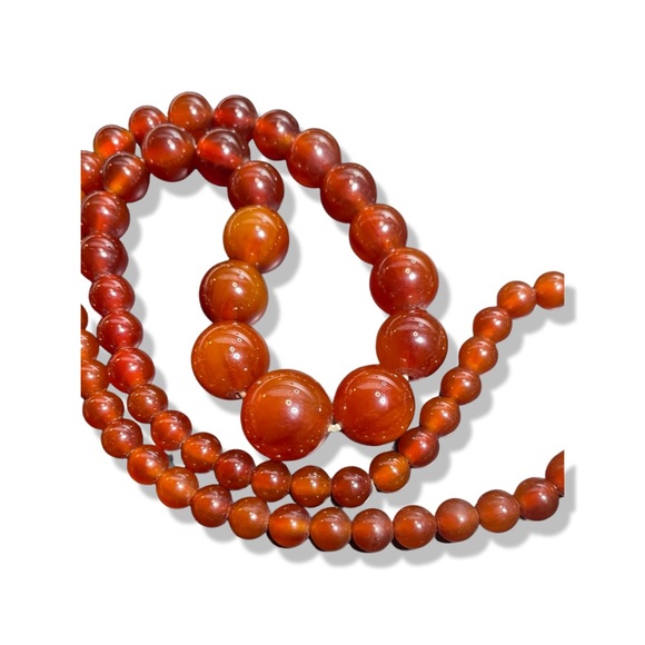 Honey Amber 30” graduated Necklace - Picture 9 of 16